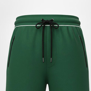 Shorts de basketball en mesh Elite avec bande élastique large, panneaux de ventilation ciblés, 100 % polyester, couleur unie, pour les matchs de niveau professionnel - Product Image 1