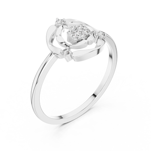 18K Customized Name <b>Initial</b> <b>Ring</b> in Silver or Gold - Product Image 4