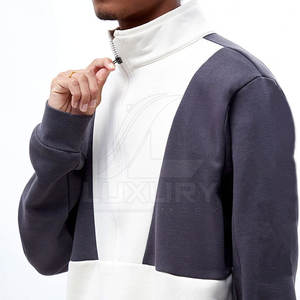 Les sweats à demi-zip redéfinissent l'esthétique minimale avec un bord contemporain - Product Image 3