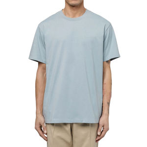 เสื้อยืดผู้ชายไซส์ใหญ่ ผ้าฝ้ายถัก 100% เป็นมิตรกับสิ่งแวดล้อม ระบายอากาศได้ดี น้ำหนัก 180 กรัม สีพื้น ทรงหลวมไหล่ตก สไตล์ลำลอง สตรีทแวร์ - Product Image 2