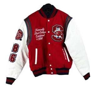 2025 chaqueta de béisbol Bomber ajustada informal para hombre, diseño universitario de estilo callejero alto con bordado de cuello levantado para invierno - Product Image 5