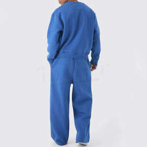 Pantalones Casuales de Hombre, de Algodón, de Pierna Recta, con Bolsillos, Cintura Elástica, Ligeros, de Cintura Media, con Parches - Product Image 2