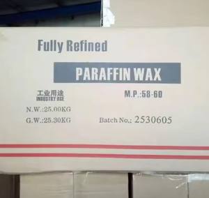 Cera de parafina totalmente refinada de alta calidad de proveedor al por mayor cera de parafina cruda semirrefinada para la fabricación de velas 56-58-60-64-66 - Product Image 5