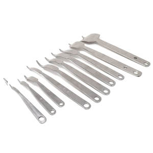 Ensemble de rétracteurs Hohmann, écarteur osseux, levier, 8 mm de large, pointe courte et étroite, 160 mm de longueur, acier inoxydable, chirurgie orthopédique - Product Image 1