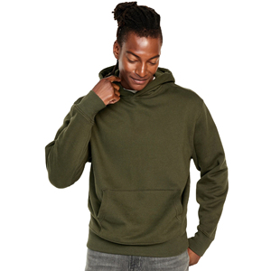 Sweat-shirts à capuche thermiques pour hommes en polyester/coton, doublure polaire, anti-boulochage, écologiques, motif uni, personnalisables, brodés 2 - Product Image 1