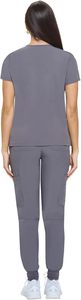 Respirant coton médical gommages ensemble unisexe médecin infirmière hôpital chirurgical uniforme survêtement pantalon haut Logo personnalisé en gros - Product Image 4