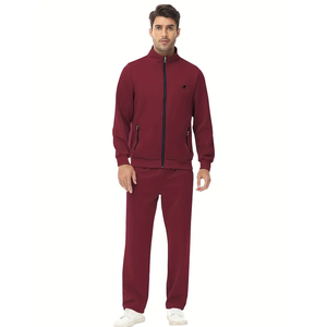 Survêtement pour homme tendance 2025, polyester respirant, survêtement pour homme avec design personnalisé, pantalon de survêtement pour homme de haute qualité - Product Image 1