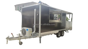 Remolque de comida caliente Helado Furgonetas Camión de comida Carro de remolque Quiosco móvil Concesión Remolque de comida mejores precios - Product Image 4