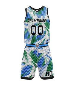 Ensembles d'uniformes de basket-ball personnalisés, maillot personnalisé imprimé avec le nom de l'équipe, le numéro et le logo pour hommes/femmes - Product Image 2