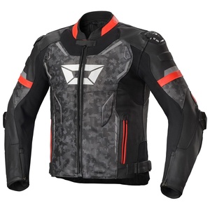 Nueva chaqueta de moto de cuero genuino Real 100%, chaquetas con logotipo personalizado para motocicletas y carreras de automóviles en A; AF Industries - Product Image 5
