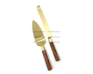 Luxurious Party Dessert Stainless Steel and Resin Wedding Knife and Set Cake Server for Office & Home From SCI - Product Image 2