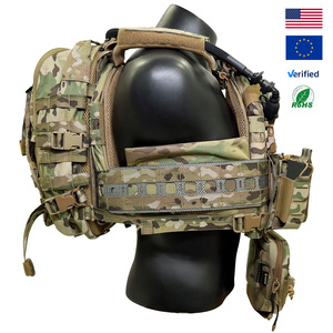 Taktische Weste mit Rucksackbefestigung Kombiniert mit Verstellbarem Tegris Cummerbund MOLLE Ausrüstungssystem Westenkombination - Product Image 3
