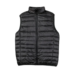 Otoño Invierno hombres pato abajo chaleco 2025 abrigo ultraligero sin mangas Puffer chaleco chaqueta ultrafina ligera abajo chaqueta chaleco - Product Image 2