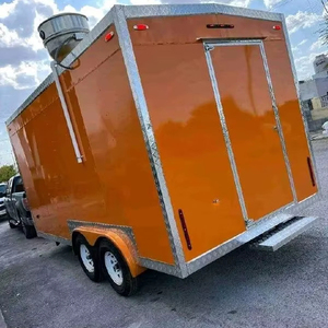 รถบรรทุกอาหารเคลื่อนที่แบบปรับแต่งได้อุปกรณ์ครบครันสำหรับขายธุรกิจอาหารทุกประเภทสำหรับขายไอศกรีมรถพ่วงบรรทุกอาหาร - Product Image 1