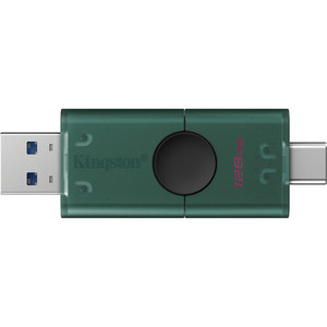 Kingston 128GB DataTraveler Duo USB 3.2 Gen 1 ổ đĩa flash (USB-C / USB-A) Duo USB Stick 128GB USB-A + C 3.2 duog2-dtdeg2/128GB - Product Image 1