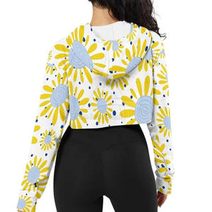 Sudadera con Capucha Corta Personalizada con Tu Propio Diseño para Mujer, Invierno, Sublimación, Tallas Grandes, Transpirable, Ecológica, Alta Calidad - Product Image 2