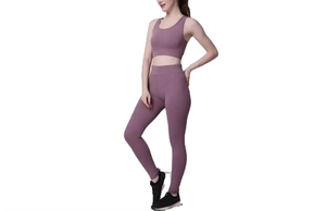 Nouvelle Mode Personnalisable Usine de Haute Qualité Sexy Sportswear Fitness Élastique Gym Activewear Femmes Yoga Ensemble 2 Pièces de Haute Qualité - Product Image 3