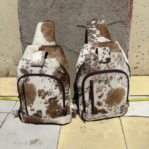 Nouvelle version à la main en cuir de vachette véritable sac à dos dos Double poche doux naturel cacher fourrure unisexe décontracté travail pochette d'ordinateur - Product Image 6