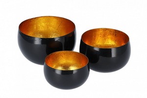 Bols de service élégants en aluminium avec des designs modernes parfaits pour améliorer votre expérience culinaire à la maison - Product Image 3