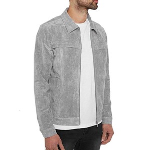 Service OEM – Vestes en jean décontractées pour hommes, en toile de coton épaisse, avec logo personnalisé, pour le travail hivernal - Product Image 3