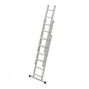 High Quality Modern Design Stainless Steel <b>Safety</b> <b>Ladder</b> with Aluminum Alloy Platform Rails OEM Foldable for Home Use Warehouse - Product Image 1