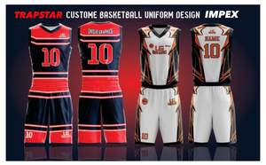 Conjunto de uniforme de baloncesto de último estilo 2025, nuevo diseño, sin mangas, de talla grande, transpirable, antibacteriano, de secado rápido, 100% poliéster - Product Image 5