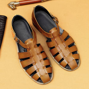 Chaussures décontractées légères avec semelle absorbant la transpiration et structure flexible, chaussures de tous les jours pour hommes, chaussures en cuir - Product Image 1