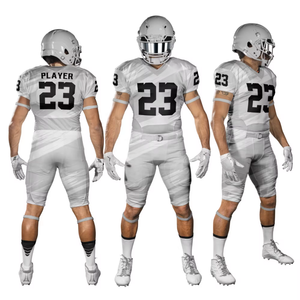 Youth American <b>Football</b> Uniform Sets Breathable Polyester Team Jersey with Short Sleeves Low MOQ <b>Cheap</b> Price Printed Technics - Product Image 3