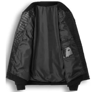 Veste de moto en cuir de vachette véritable de fabrication professionnelle, vente chaude en gros, coupe-vent léger de haute qualité - Product Image 2
