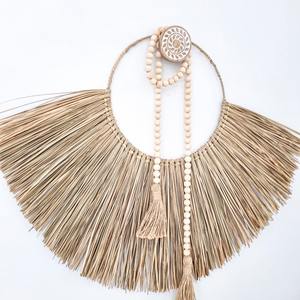 Prix de gros pour les essentiels de la décoration intérieure, art mural en fibre de jonc de mer, art mural en herbe marine - Product Image 3