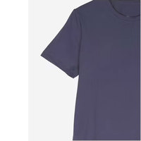 T-shirt pour homme T-shirt en coton uni T-shirt à col rond Nouveau T-Shirt Funny Sport Gym Work T Shirt