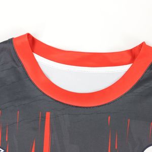 Ropa deportiva con estampado completo personalizado de fábrica, camisetas clásicas de fútbol con cuello redondo para hombre, camiseta de fútbol personalizada - Product Image 3
