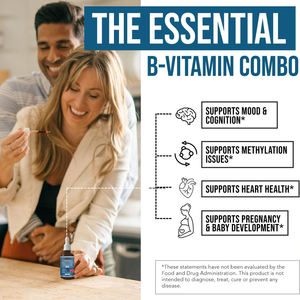 5-मिथाइलफोलेट पूरक तरल बूंदों के लिए विटामिन बी 12 के साथ विटामिन बी 12 के साथ प्रजनन क्षमता और होमोसाइस्टीन समर्थन के लिए - Product Image 4