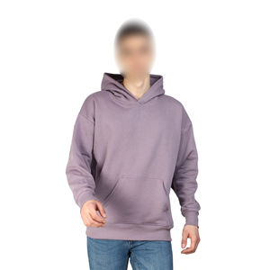 Sudadera con Capucha de Algodón Lavanda de 420 Gramos de Alta Calidad OEM ODM, Impresión de Logotipo Personalizado, Felpa Gruesa, Cierre de Cremallera, Talla Grande 2026 - Product Image 3