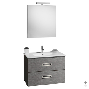 Mueble de Baño Suspendido Fantasy con Lavabo de 75 cm y Espejo, Juego de Baño - Product Image 1