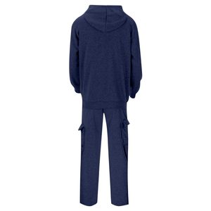 Ensembles pantalons de survêtement et jogger à impression personnalisée sweat à capuche double couche zippé survêtements hommes et femmes survêtements sweat à capuche zippé ensemble 2 pièces - Product Image 6