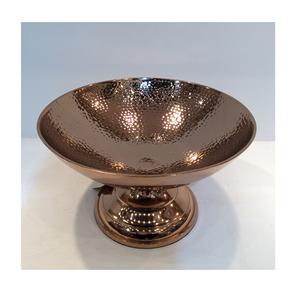 Bol à fruits moderne en cuivre martelé, forme de lune, poli brillant, de haute qualité, décoratif, forme de lune, qualité supérieure, vente chaude - Product Image 4