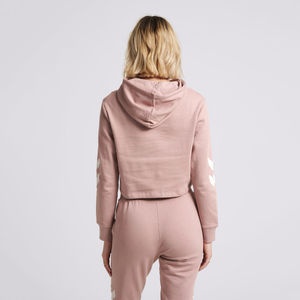 เสื้อมีฮู้ดผ้าฟลีซแขนยาวสำหรับเด็กผู้หญิงเสื้อมีฮู้ดแขนยาวด้านหน้าสีทึบ - Product Image 3