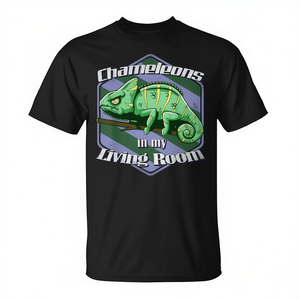 T-shirt Chameleon Keeper Terrarium Lizard Reptile Lover à changement de couleur - Product Image 2