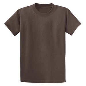 OEM personalizado de calidad superior de algodón ropa de los hombres camisas de talla grande estilo de la calle transpirable cuello redondo Color sólido camiseta de los hombres 2025 - Product Image 6