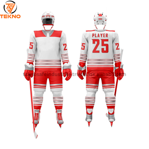 Uniforme de hockey sur glace de qualité supérieure Fabrication d'usine d'uniformes de hockey sur glace Ensembles d'uniformes de hockey sur glace à prix de gros OEM - Product Image 1