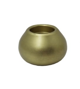 Porte-bougie décoratif d'intérieur fait à la main en fer, métal, décoration personnalisée pour la maison, revêtement en laiton, imperméable, pour Pâques - Product Image 1