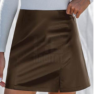 Faldas Clásicas de Cuero Genuino para Mujer, Elegantes, Suaves y Cómodas, Ideales para Eventos - Product Image 3