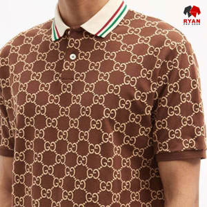 RYAN PRO GEAR Custom <b>Men's</b> Polo <b>Shirts</b> Front Custom Logo Anti Bacterial Knitted <b>Viscose</b>/Polyester Fabric Half Sleeve OEM Service - Product Image 3