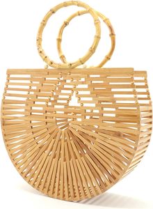 <b>Womens</b> Bamboo Handbags Handmade Purses <b>Tote</b> <b>Bag</b> <b>Women</b> woven Envelope <b>Bag</b> <b>Womens</b> Bamboo Handbags - Product Image 2