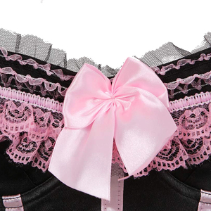 คอร์เซ็ตชุดชั้นในผู้หญิงใส่สบาย, คอร์เซ็ตชุดชั้นในลายลึกแบบทอคลุมทั้งหลังเต็มตัว - Product Image 4