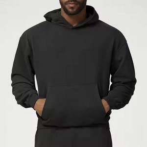 Sweats à capuche personnalisés de haute qualité pour hommes Streetwear Pulls en coton épais Sweatshirts à capuche pour hommes - Product Image 5
