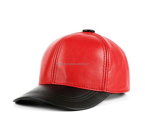 Chapeau de sport unisexe rose bonbon brillant style luxe casquettes noires pur cuir véritable fabrication pakistanaise pour plage pêche voyage - Product Image 5