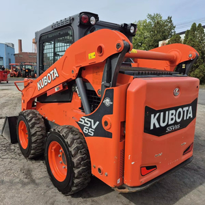Kubota SSV65 4x4 utilisée Chargeuse compacte à glissement 4 tonnes Charge nominale Godet Mini chargeur Moteur PLC Core Wheel Drive Engrenage de pompe à roulement - Product Image 3