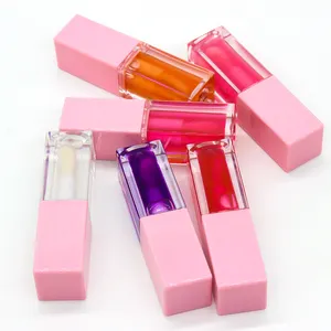 Private Label Custom Korean Waterproof Luxury Mini Jelly Palette Magic Long Lasting Lip Gloss Glitter Matte Liquid Lipstick